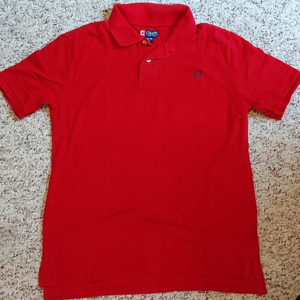 Chaps, EUC, boys polo shirt size XL 18/20